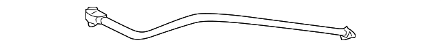Center Suction Line - Porsche (997-573-106-00)