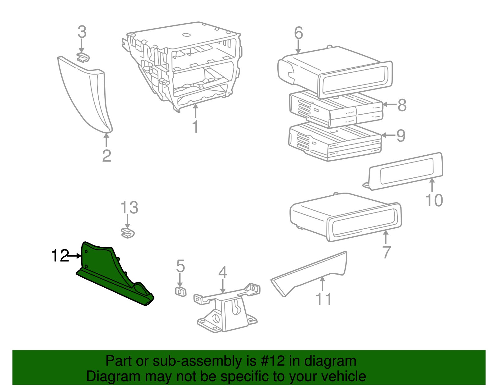 Carpet Trim - Porsche (996-552-113-02-B50)