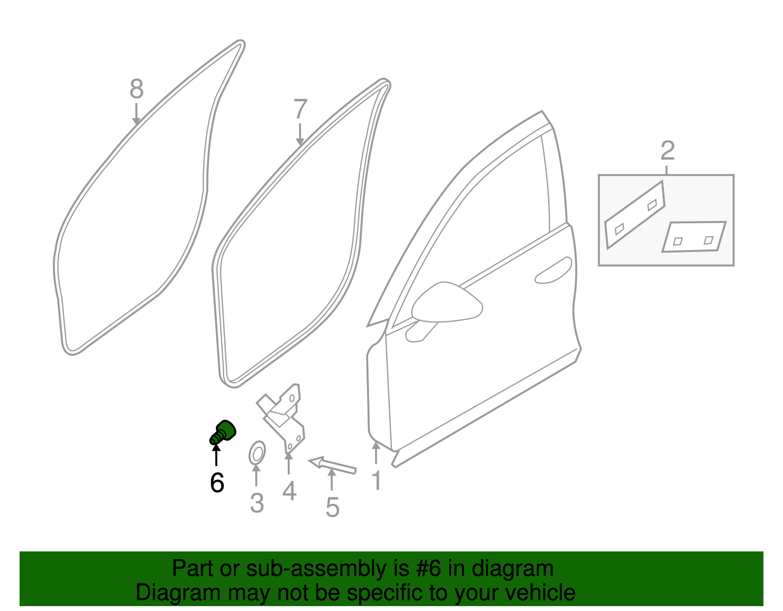 Guide Wedge Nut - Porsche (PAF-906-481)