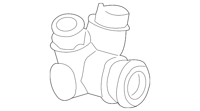 Turbocharger Wastegate Actuator Connector - Porsche (996-110-683-73)