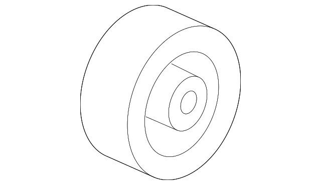 Accessory Drive Belt Tensioner Pulley - Porsche (997-102-117-00)