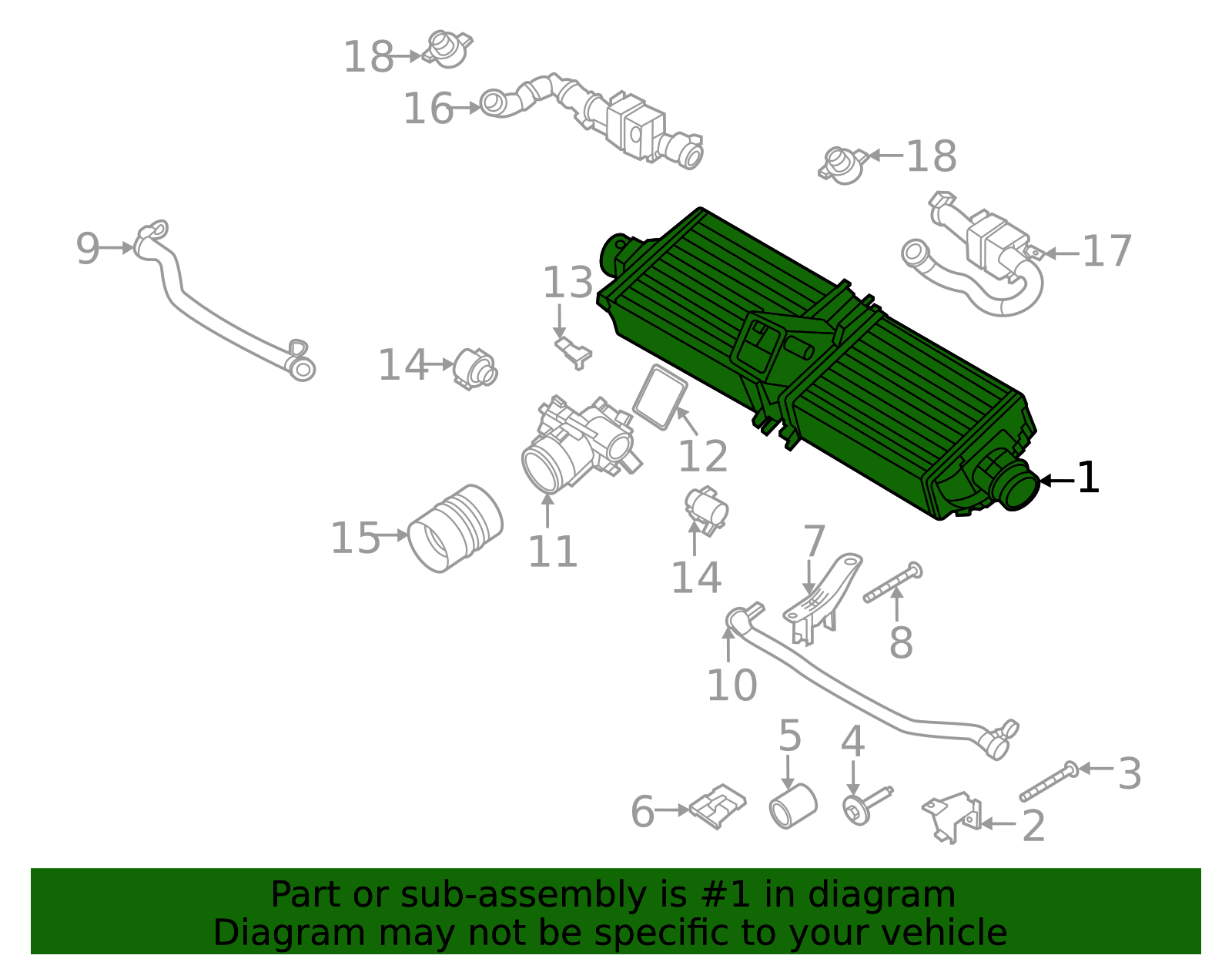 Charge Air Cooler - Porsche (992-145-805-L)