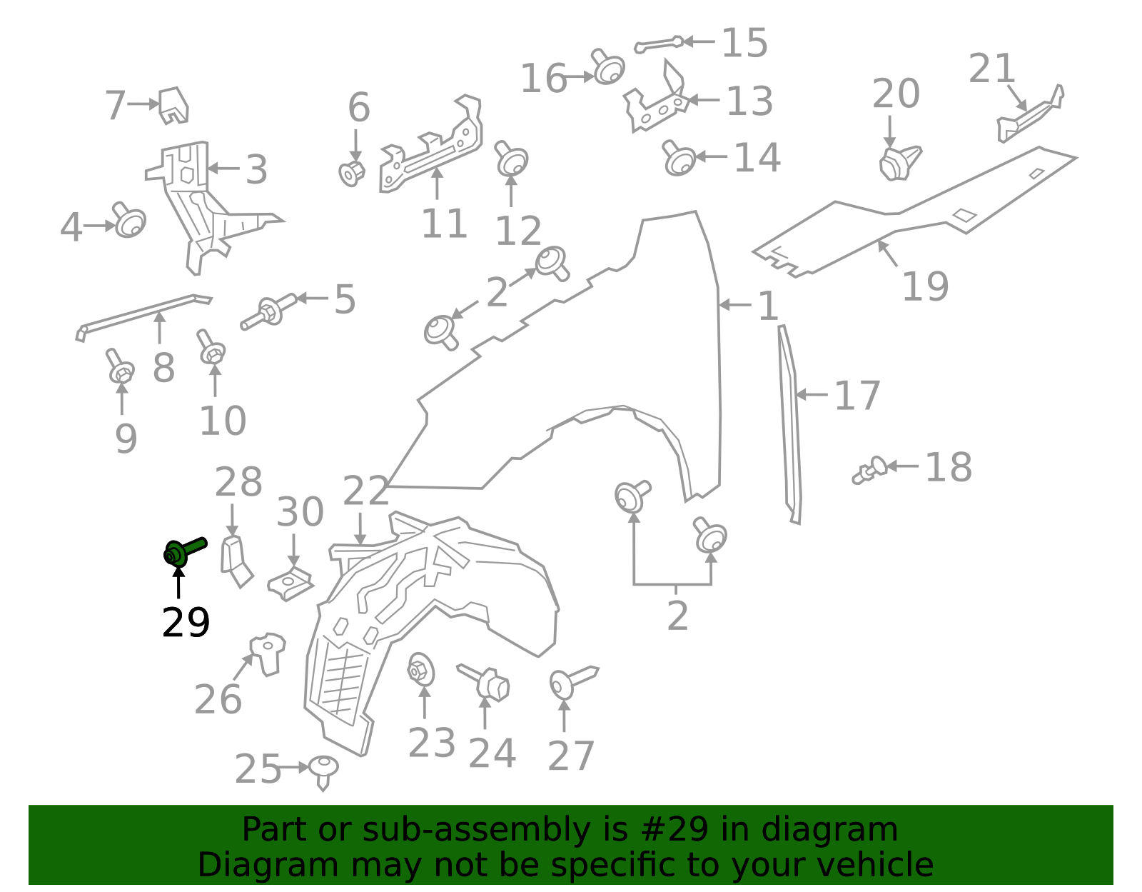 Bracket Screw - Porsche (N-911-888-01)