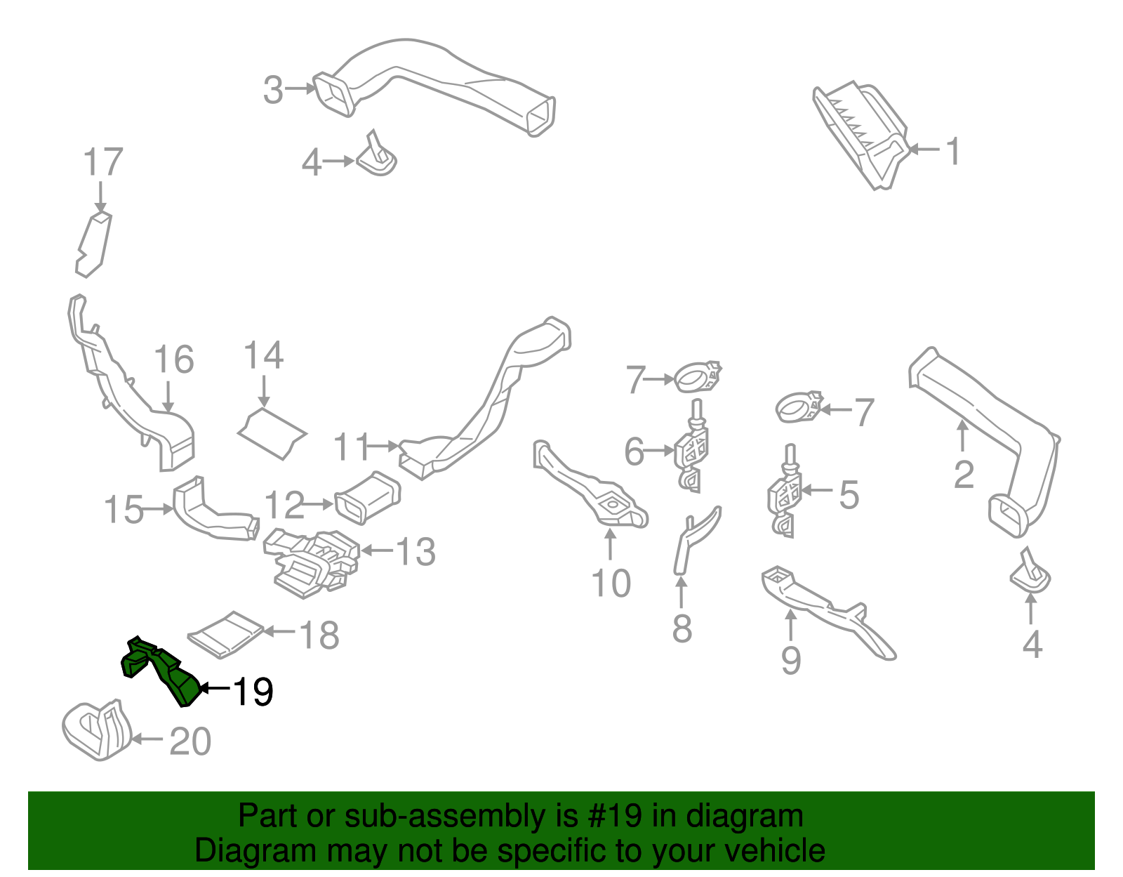 Rear Duct - Porsche (971-819-902)