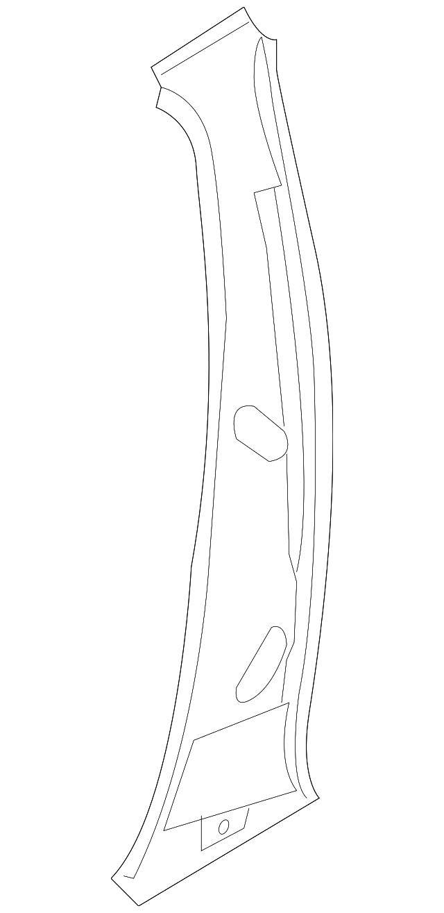 Inner Center Pillar - Porsche (970-502-496-02-GRV)