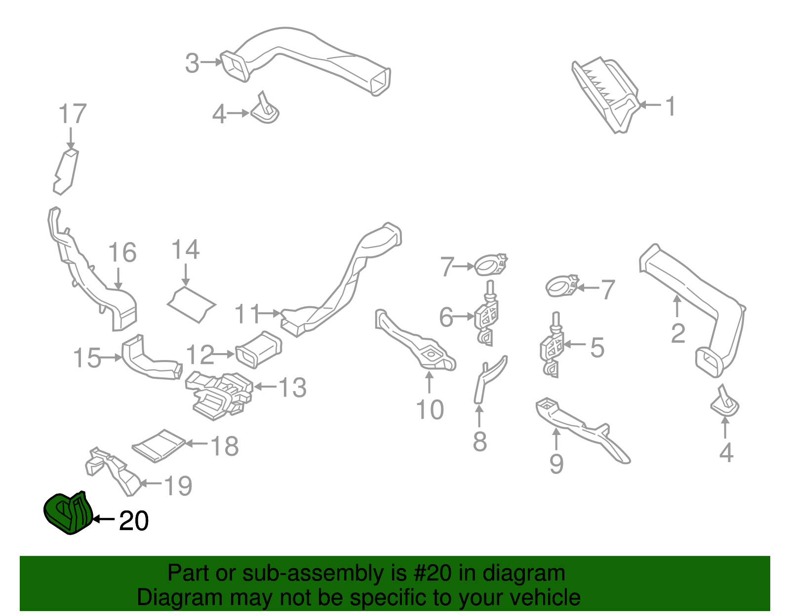Outlet Duct - Porsche (971-815-265)