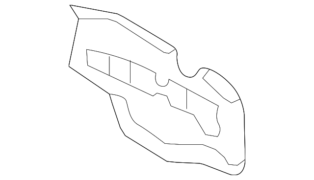 Air Deflector - Porsche (996-341-117-91)