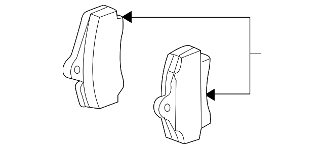 1 Set Of Brake Pads - Porsche (986-352-939-11)