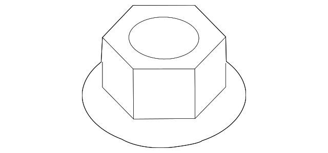 Ft Lateral Rod Lock Nut - Porsche (PAF-103-353)