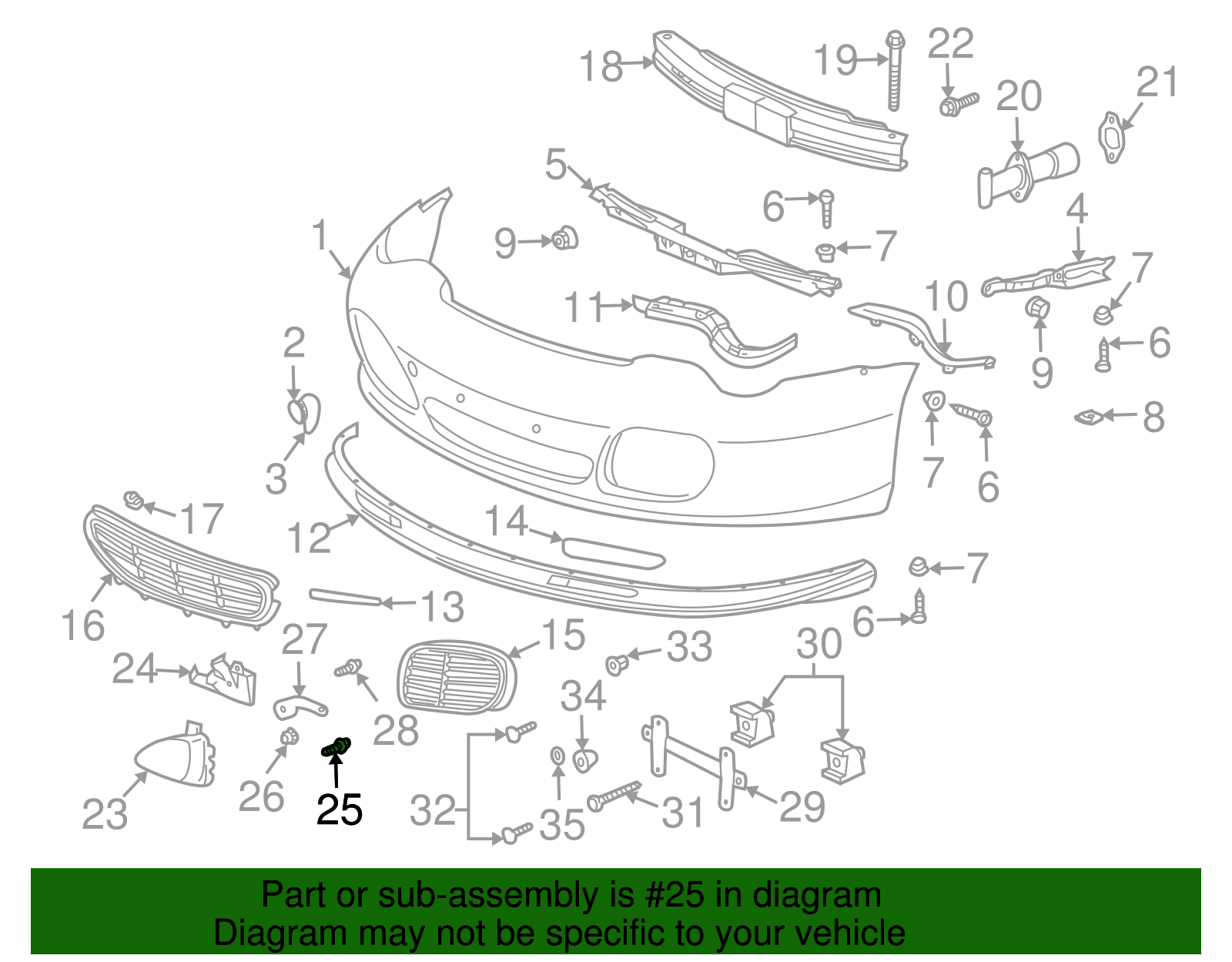 Lower Trim Bolt - Porsche (900-378-158-09)