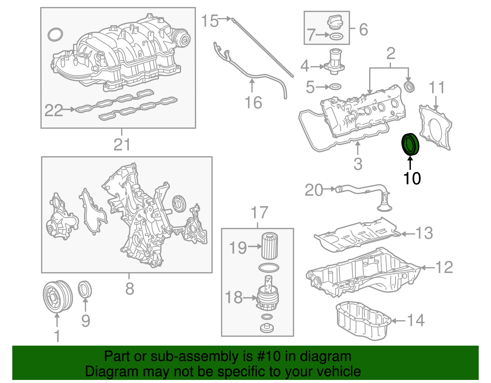 Engine Crankshaft Seal (Rear) - Toyota (90311-A0002)