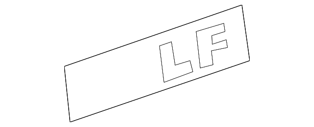 Nameplate - Volkswagen (3B0-853-675-AN-739)