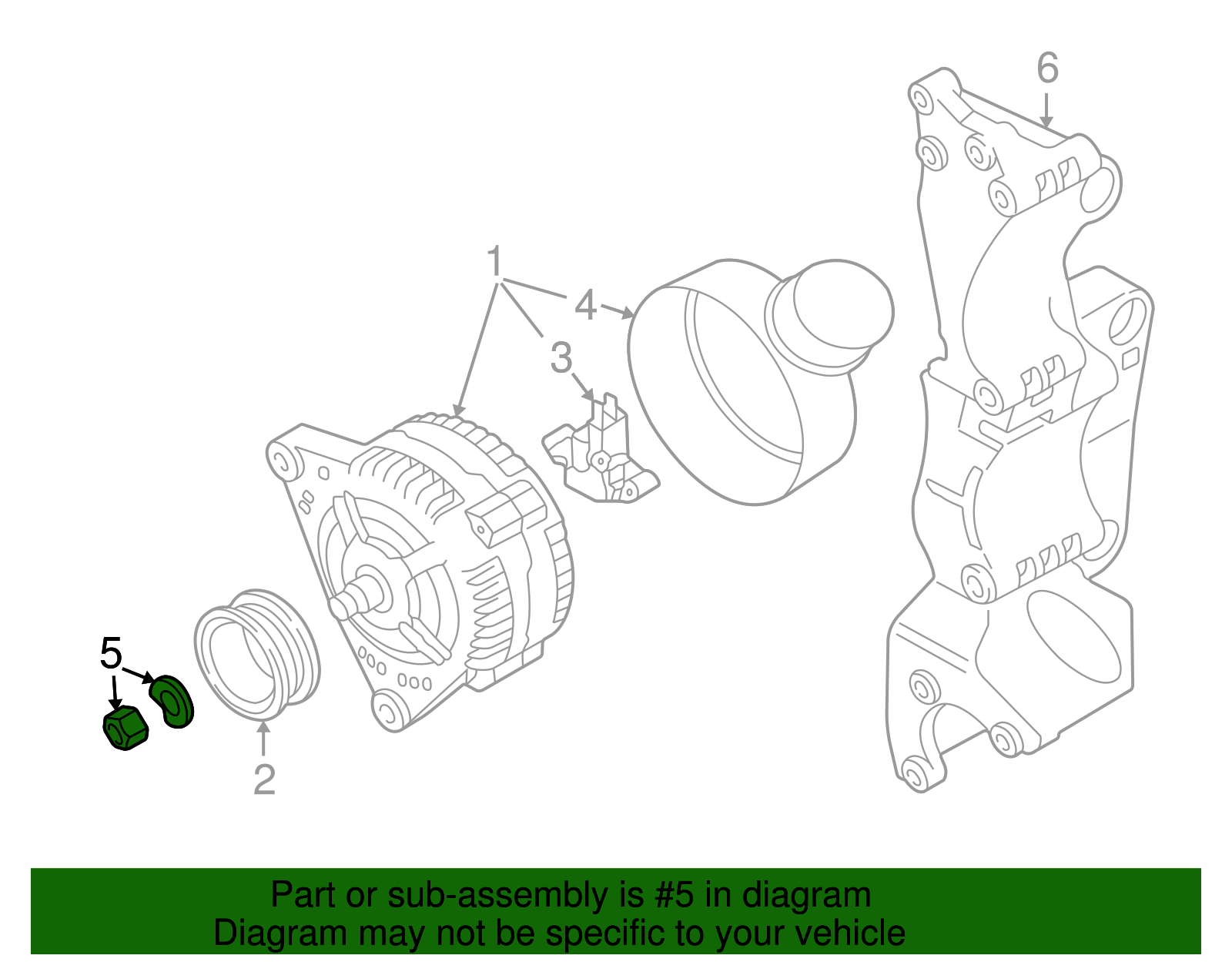 Pulley Hardware Kit - Volkswagen (028-903-320-C)