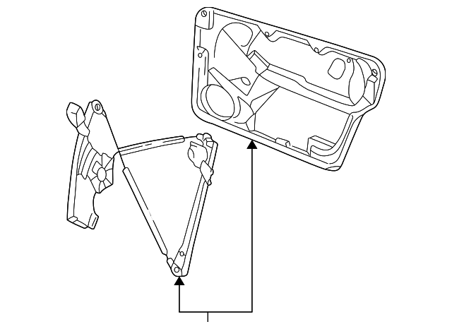 Window Regulator - Volkswagen (1C0-837-655-B)