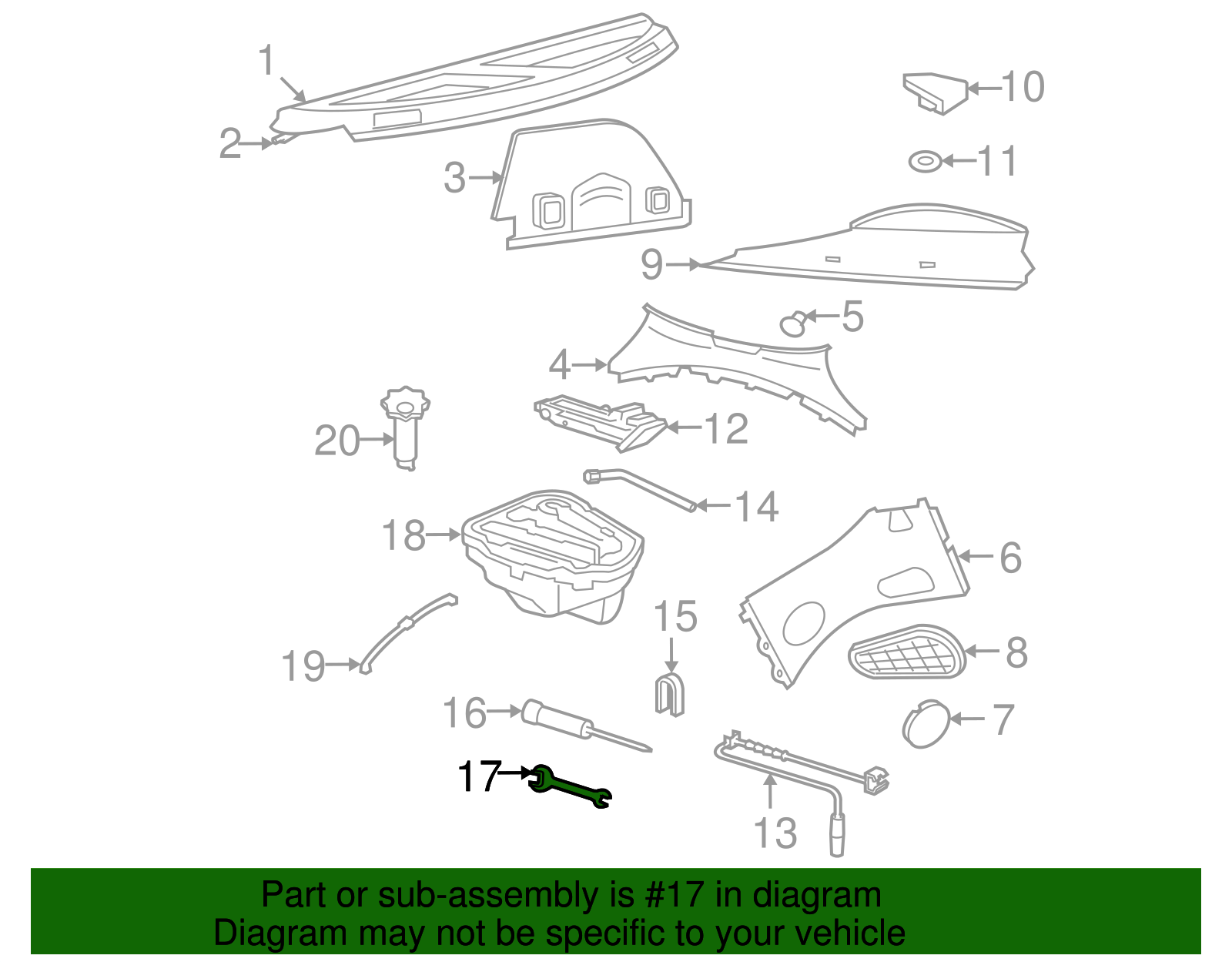 Wrench - Volkswagen (N-030-057-4)