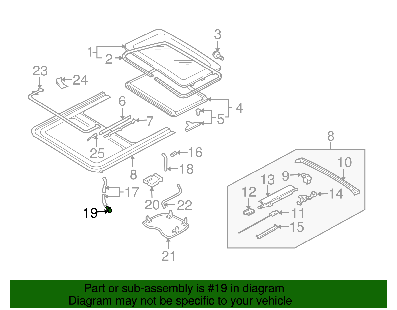 Drain Hose Grommet - Volkswagen (8D0-877-242)