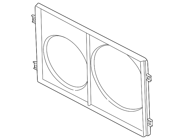 Fan Shroud - Volkswagen (1C0-121-207-C)