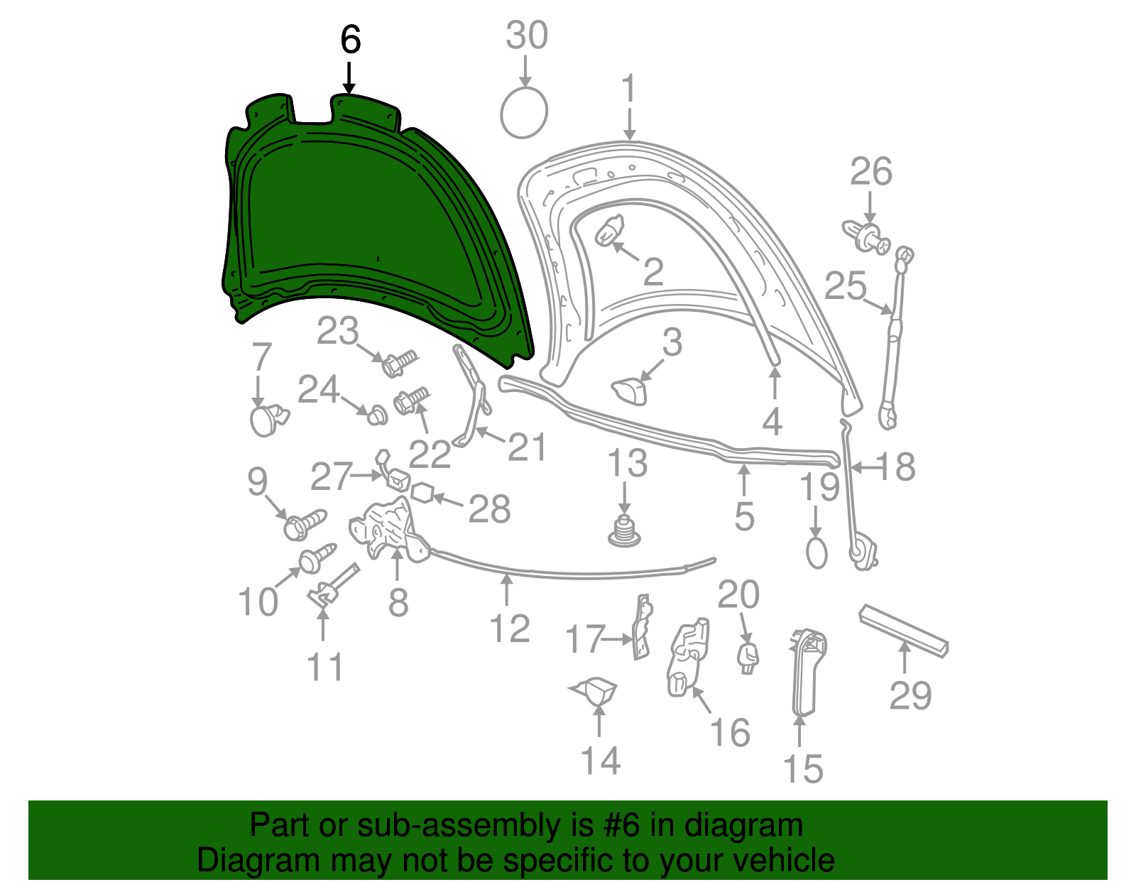 Insulator - Volkswagen (1C0-863-835-K)