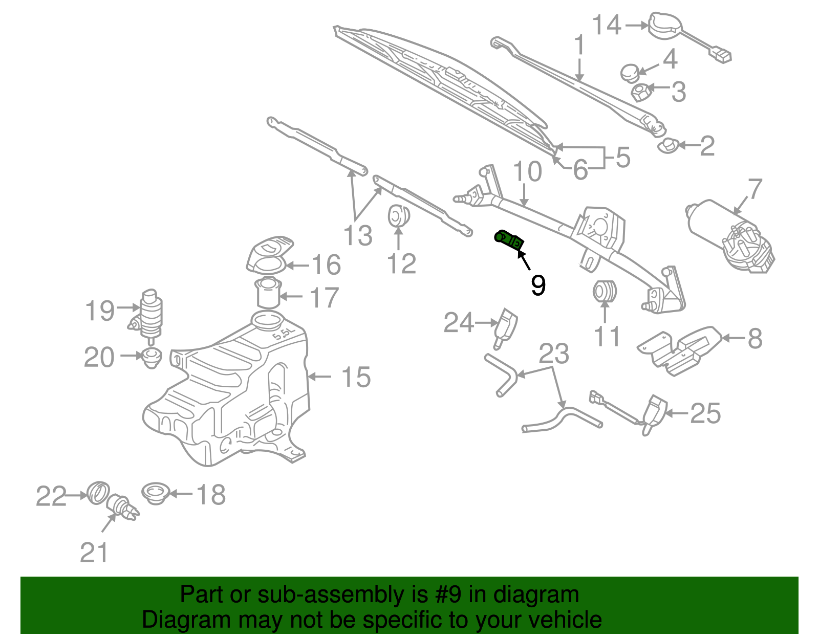 Crank - Volkswagen (535-955-121-A)