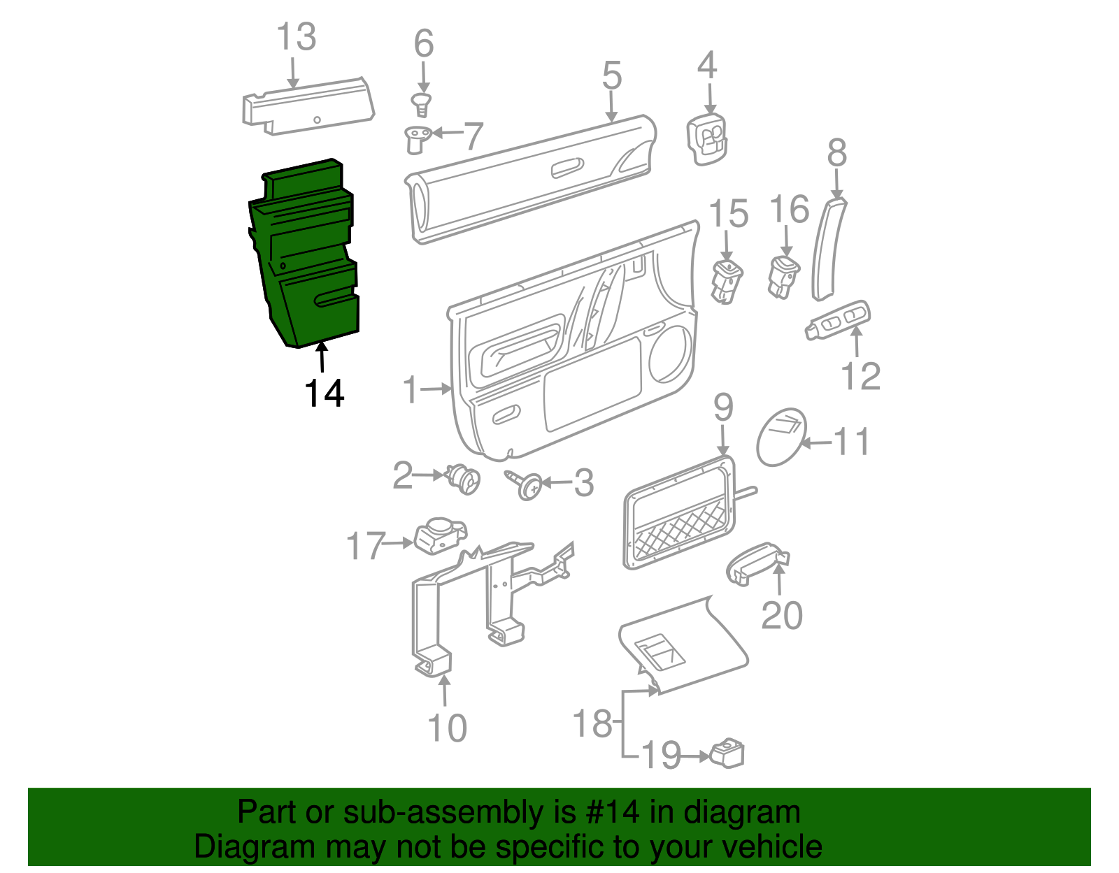 Lower Pad - Volkswagen (1C0-868-101-C)