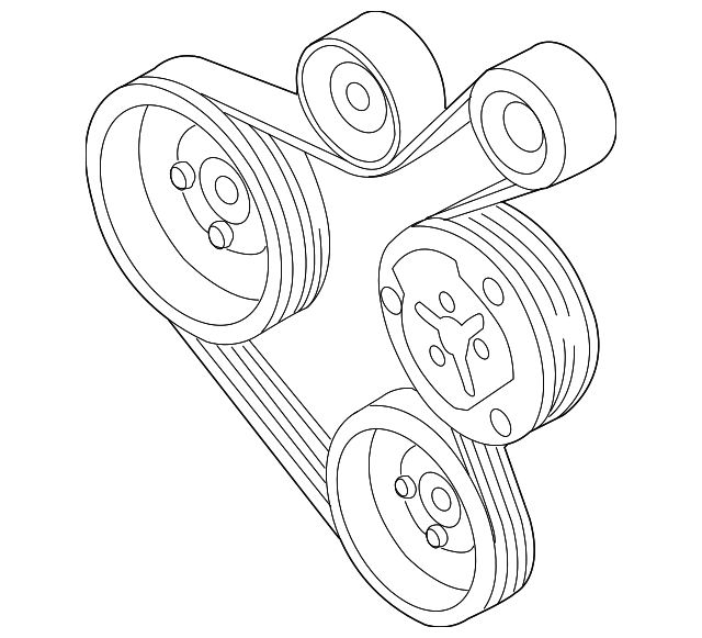 Serpentine Belt - Volkswagen (06A-260-849-B)
