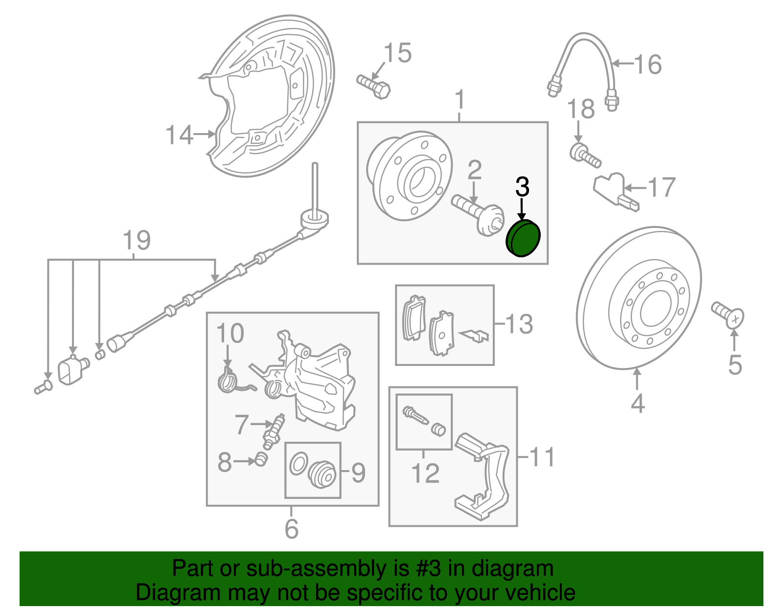 Cap - Volkswagen (1J0-501-249-C)