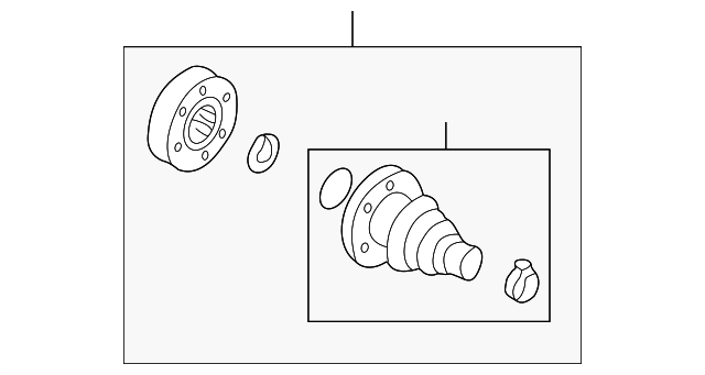 Inner Joint Assembly - Volkswagen (191-498-103-C)