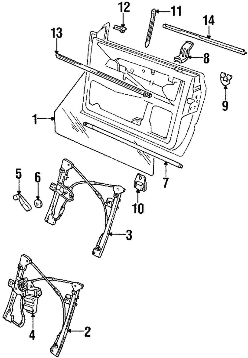 Window Motor - Volkswagen (1E0-837-402-C)