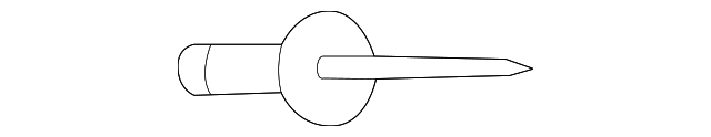 Roof Drip Molding Rivet - Volkswagen (N-907-878-02)
