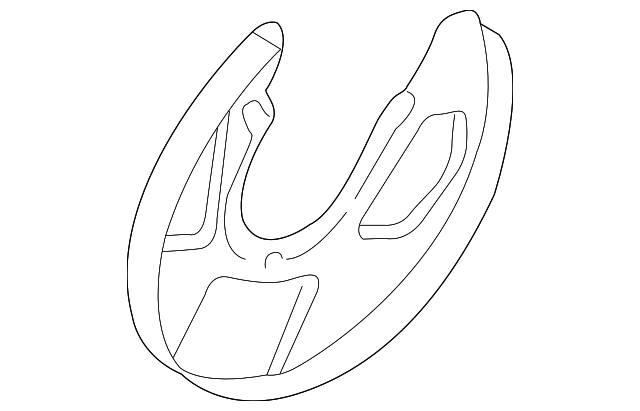 Backing Plate - Volkswagen (1J0-615-612-D)