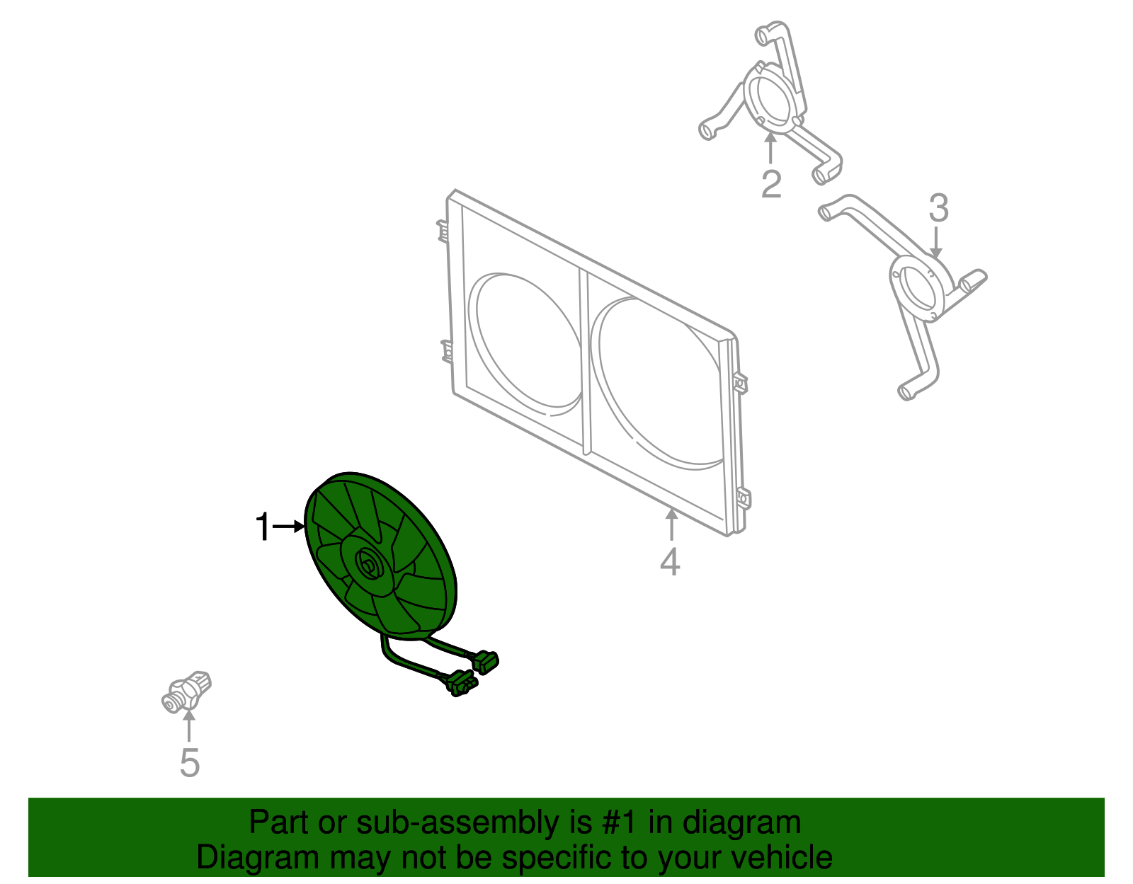 Fan Assembly - Volkswagen (1C0-959-455-A)