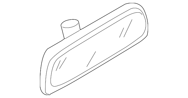 Mirror Inside - Volkswagen (3C0-857-511-J-9B9)