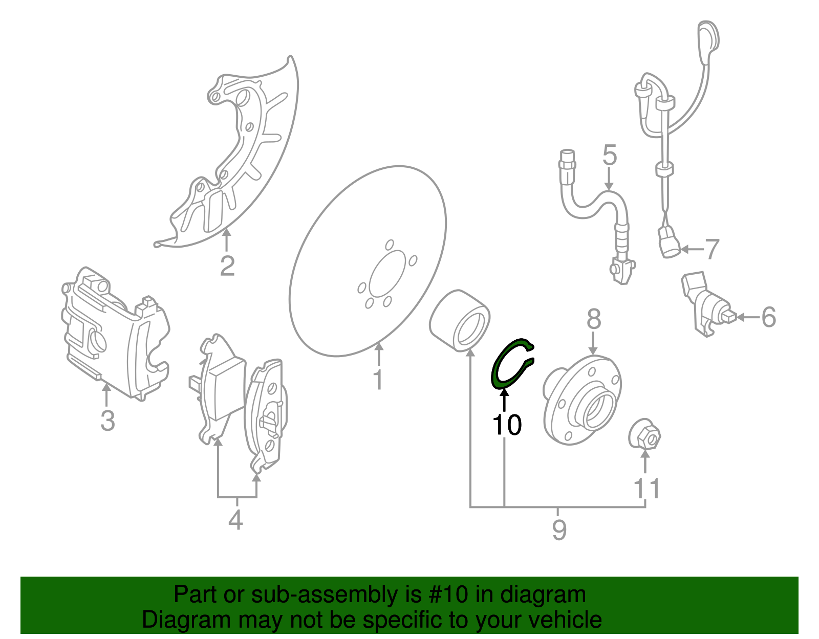 Lock Ring - Volkswagen (N-906-632-01)