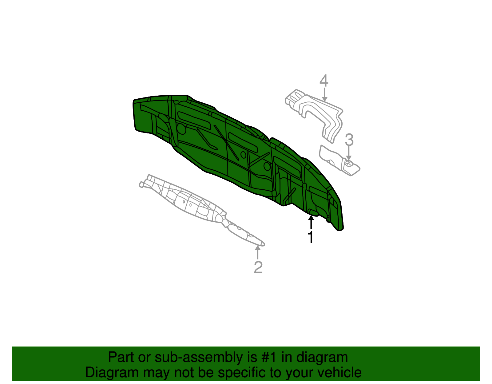 Rear Body Panel - Volkswagen (1C0-813-301-H)