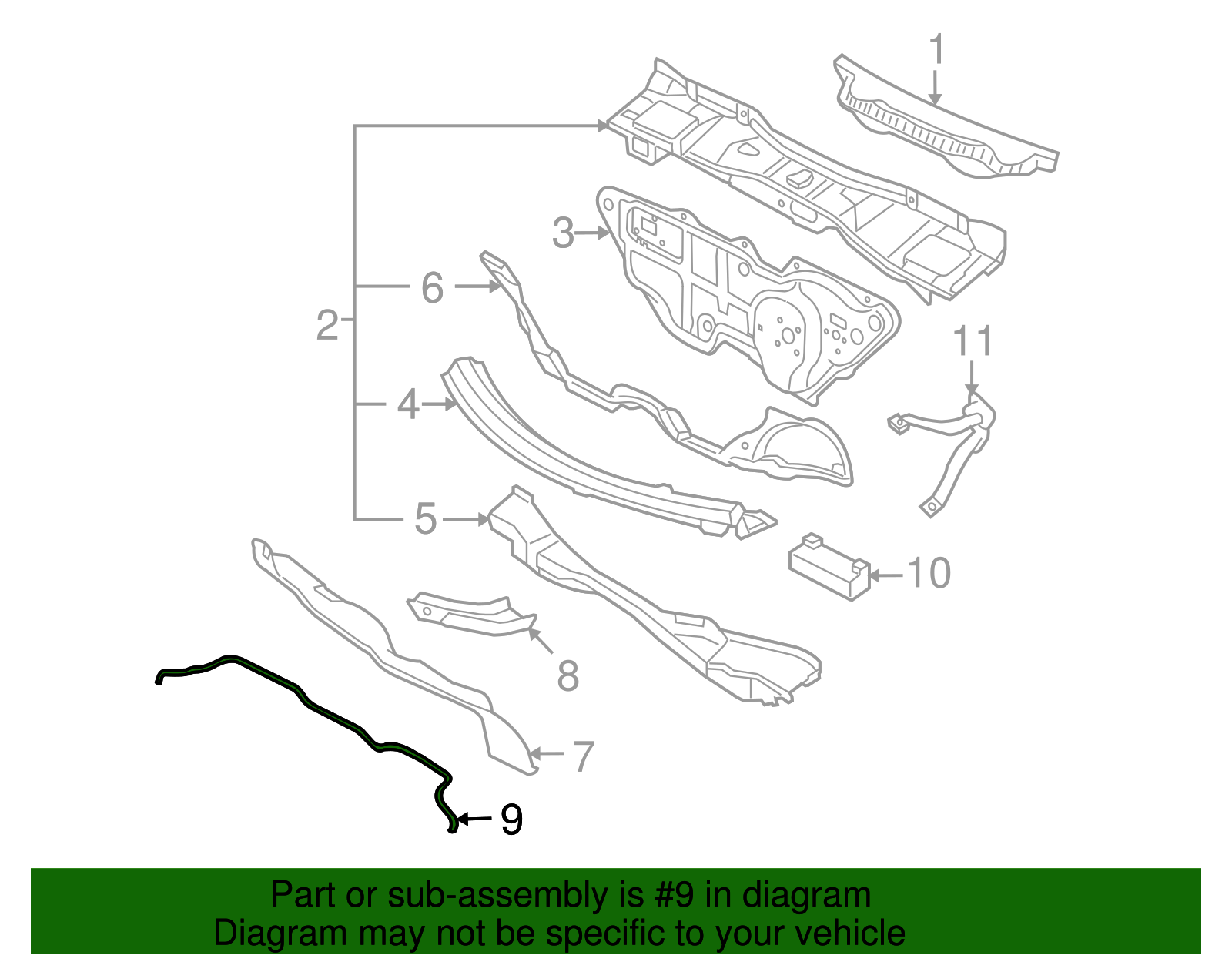 End Plate Gasket - Volkswagen (1C0-819-142)