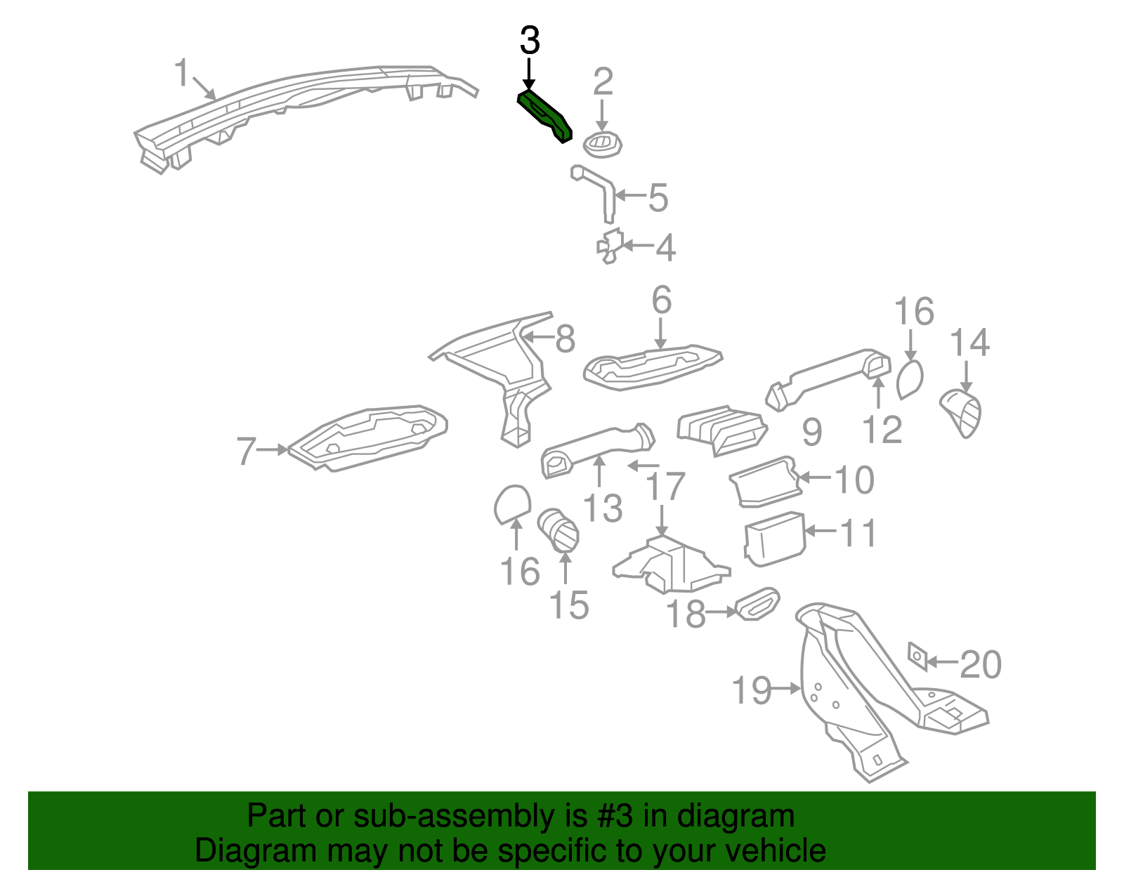 Side Bracket - Volkswagen (1C0-815-687-A-2AQ)