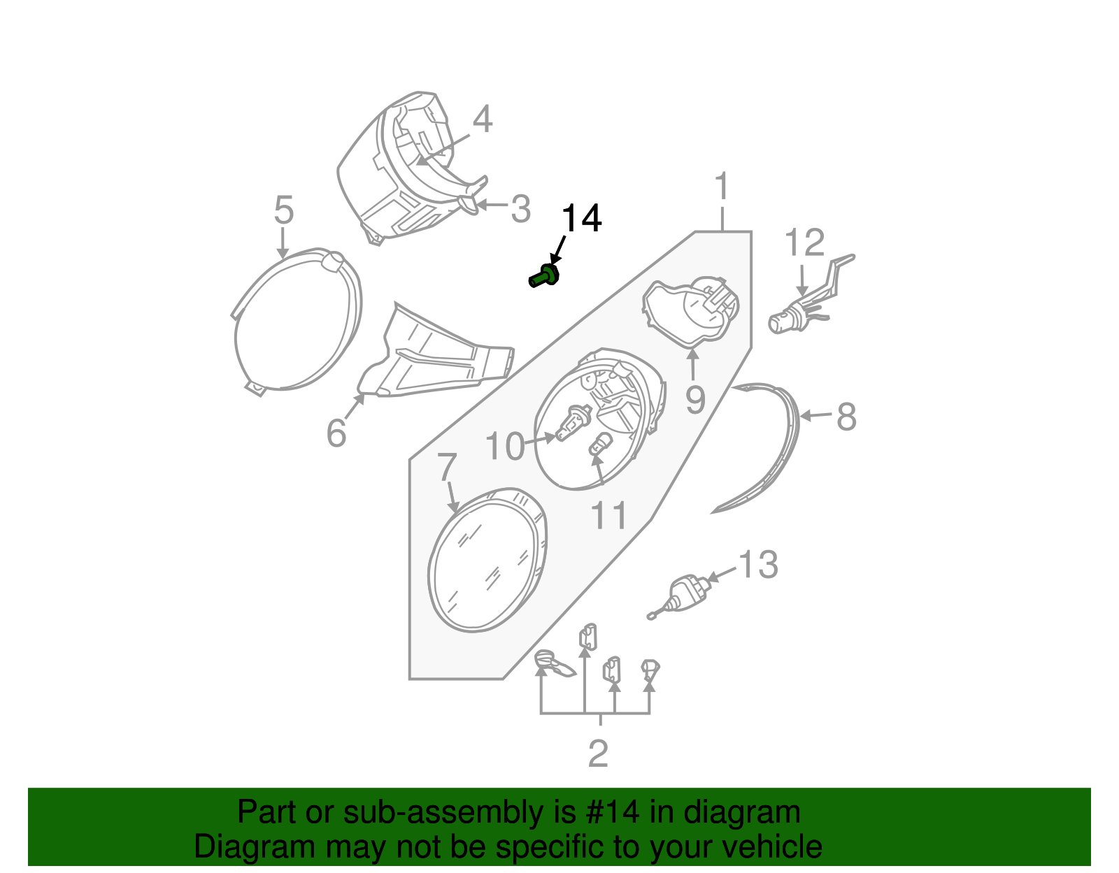 Adjust Motor Bolt - Volkswagen (1C0-941-141)
