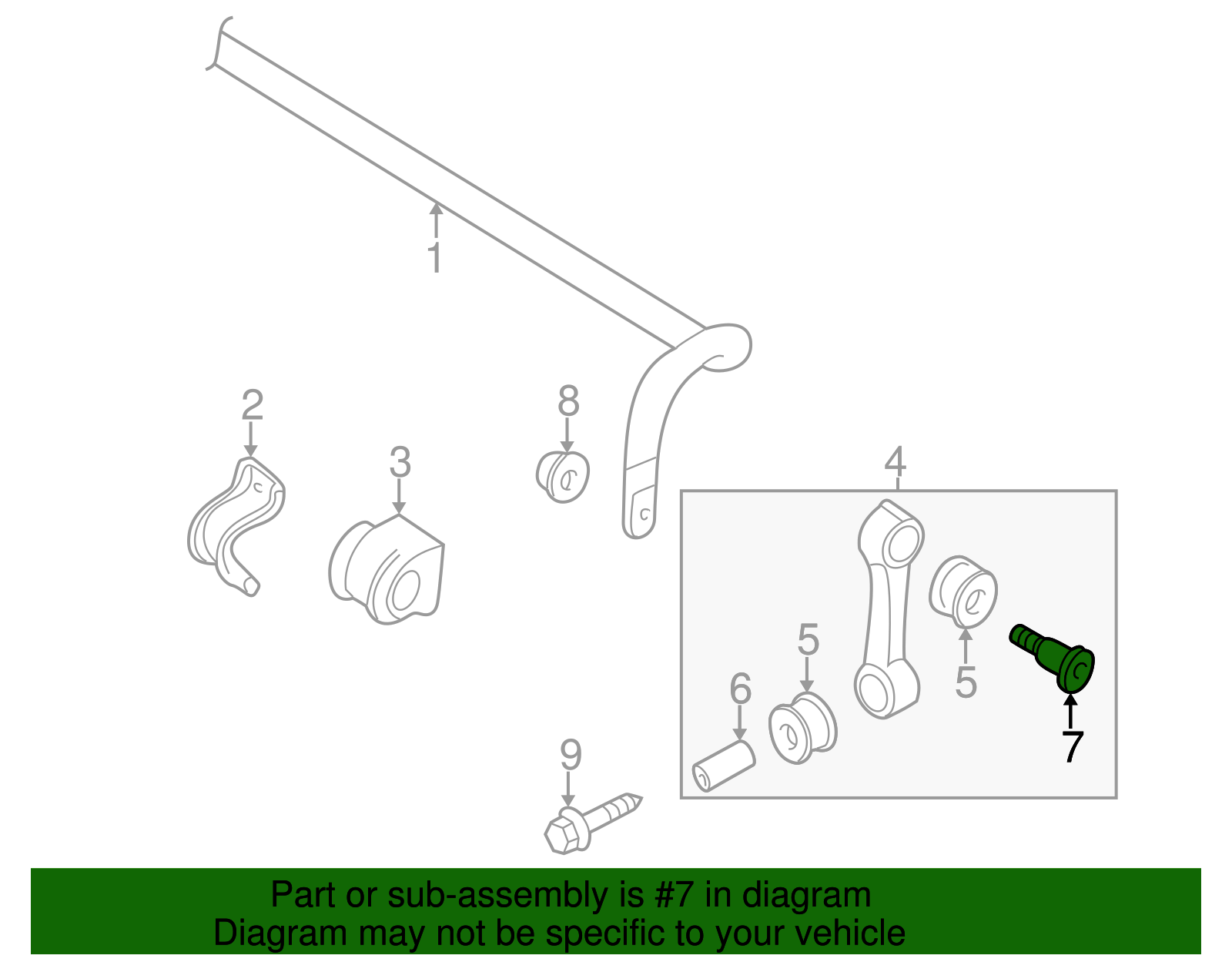 Suspension Stabilizer Bar Link Bolt - Volkswagen (N-106-654-01)