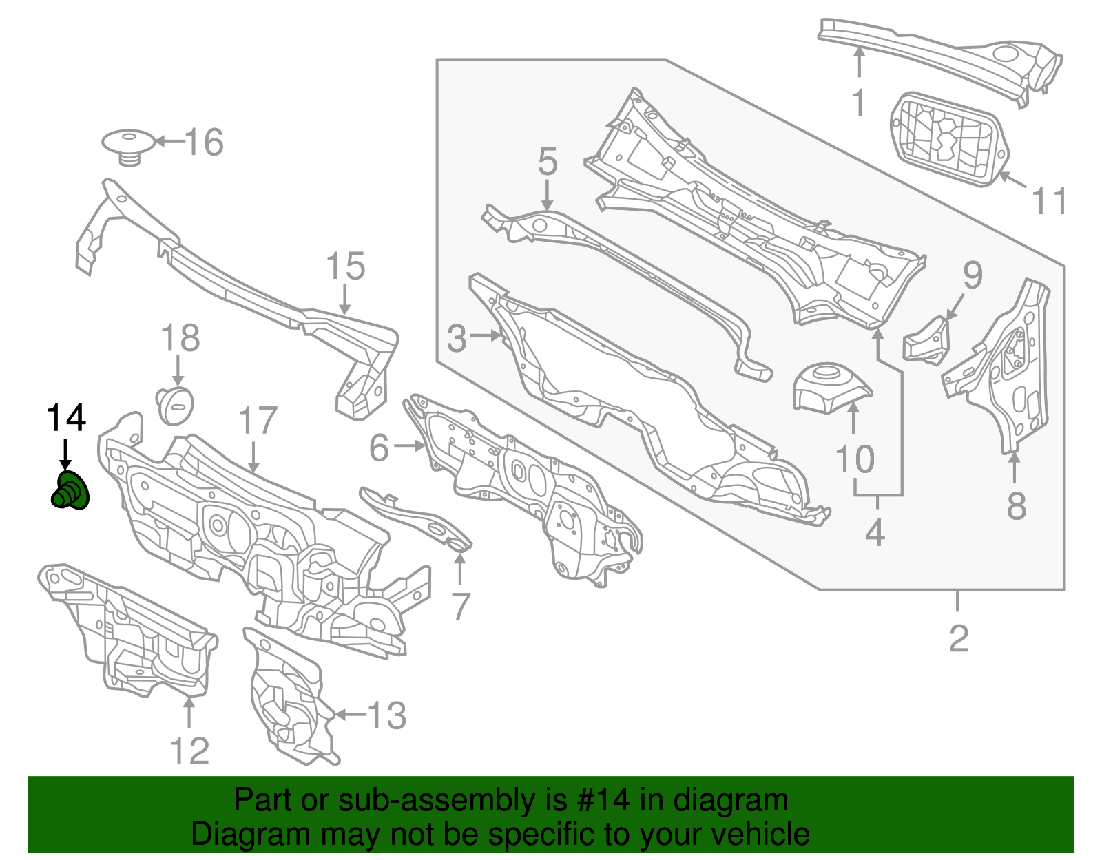 Floor Pan Heat Shield Clip - Volkswagen (441-863-987-B)