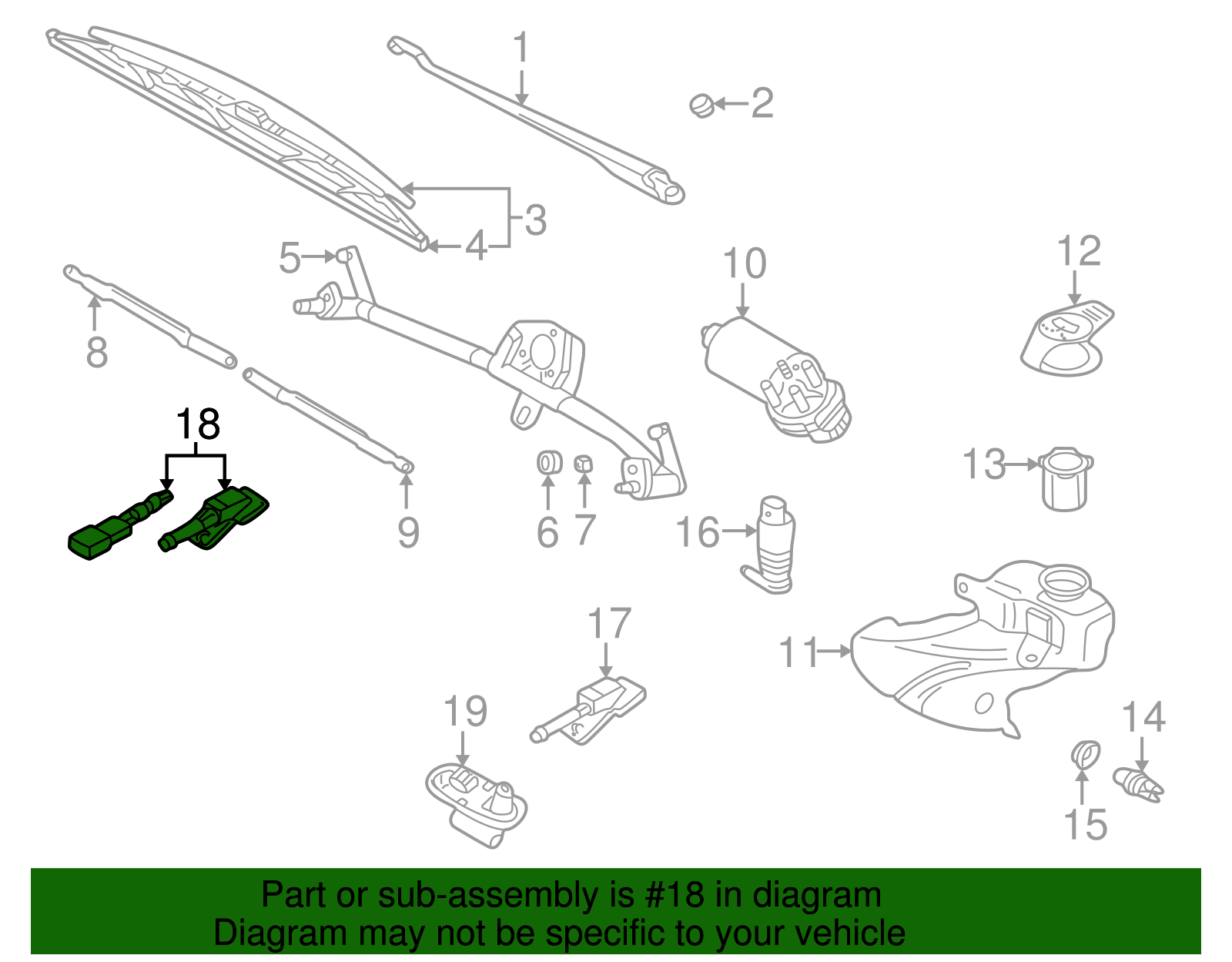 Nozzle - Volkswagen (6E0-955-986)