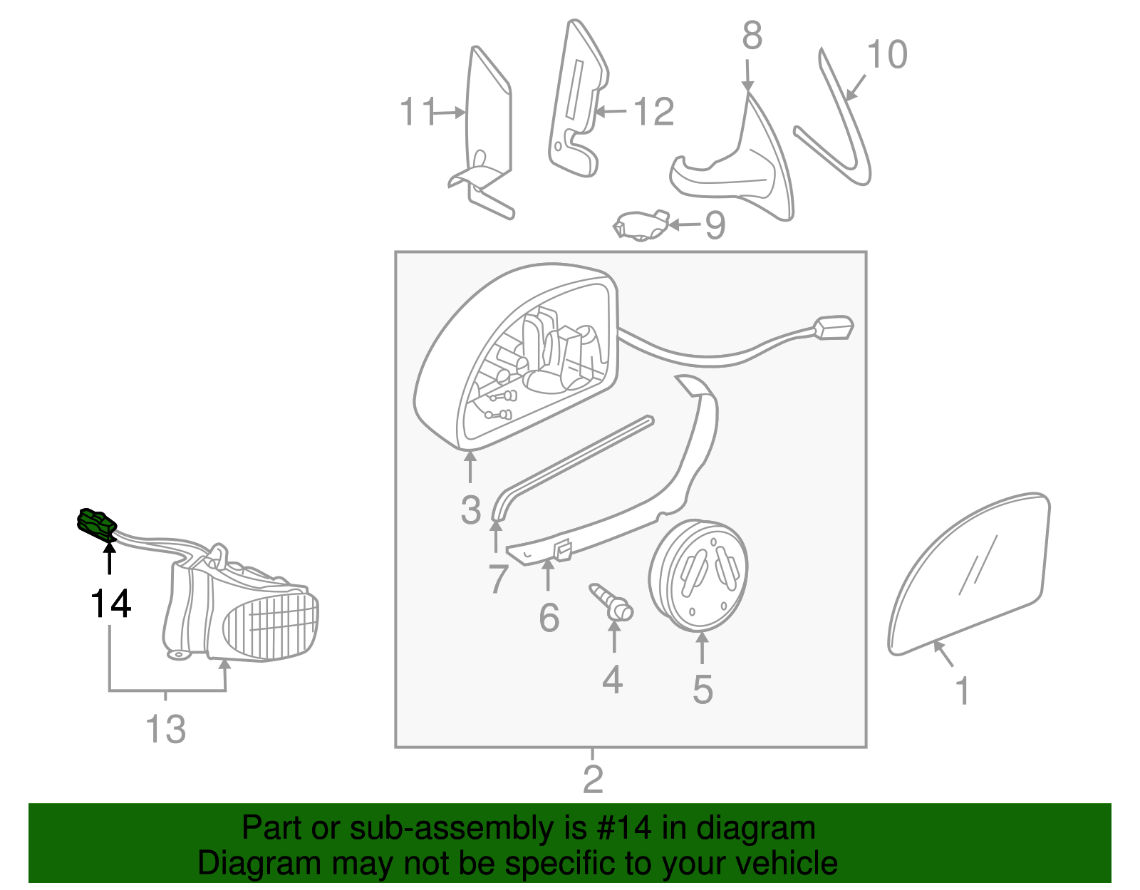 Signal Lamp Connector - Volkswagen (1J0-973-119)