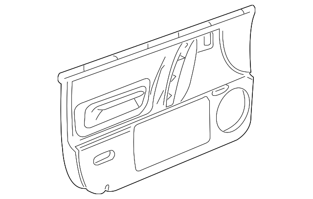 Door Trim Panel - Volkswagen (1C0-868-108-B-MBX)