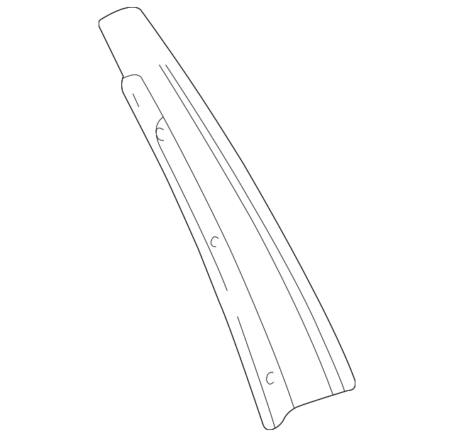 Rear Trim - Volkswagen (3B0-837-901-A-041)
