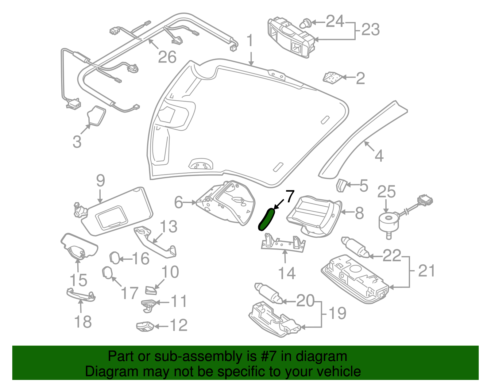 Console Trim Panel - Volkswagen (1C0-868-803-3PT)