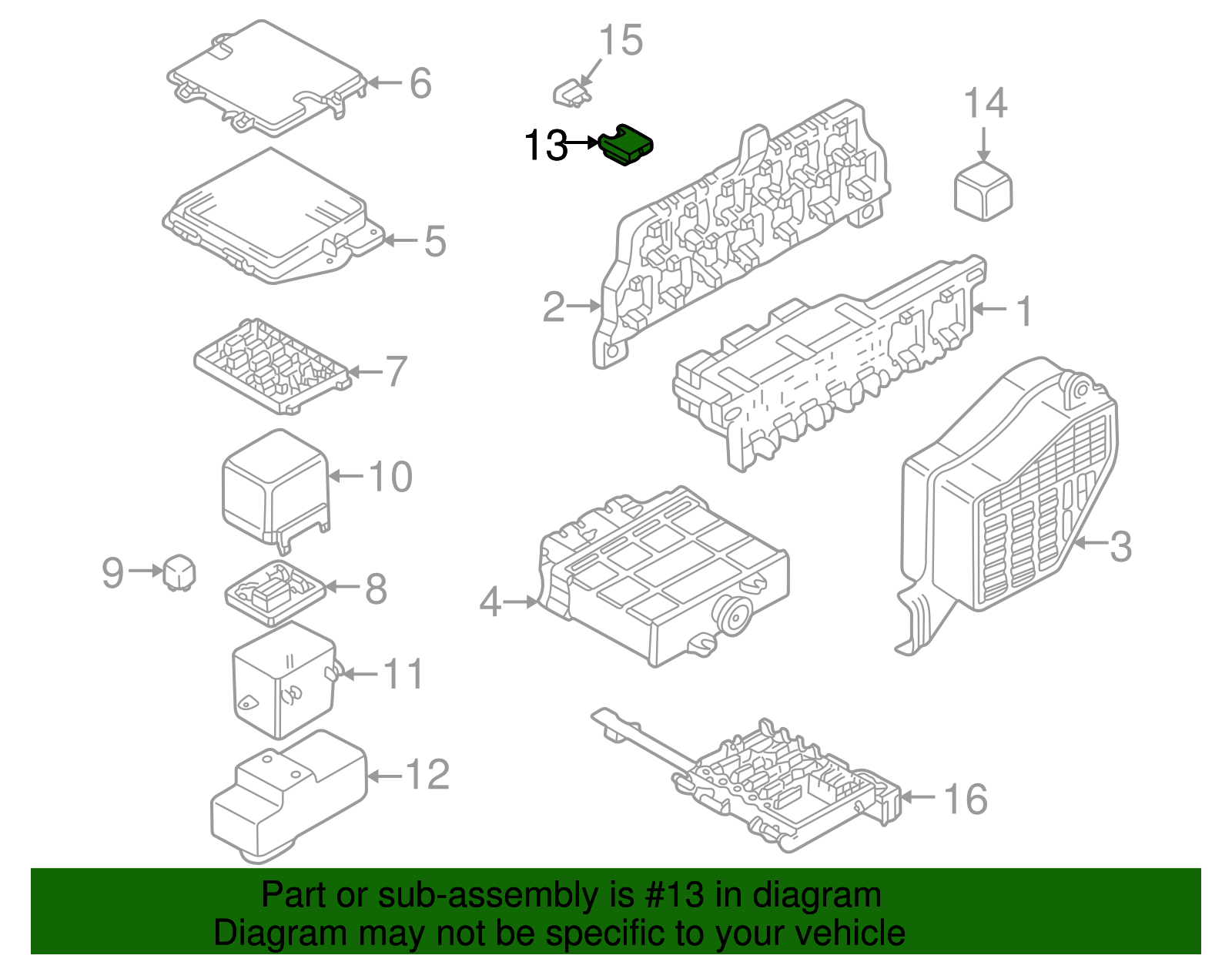 Fuse Holder - Volkswagen (4B0-937-530)