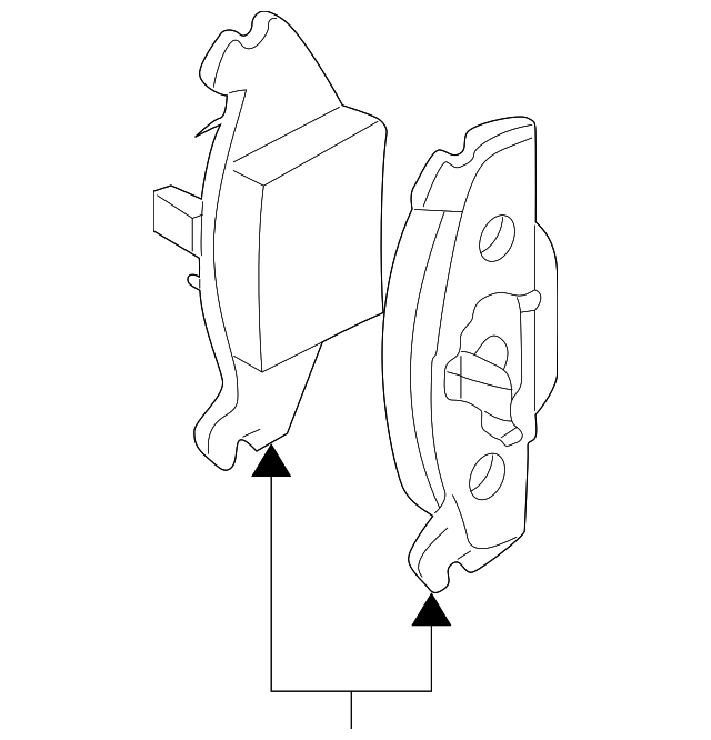 Brake Pads Front - Volkswagen (1J0-698-151-F)