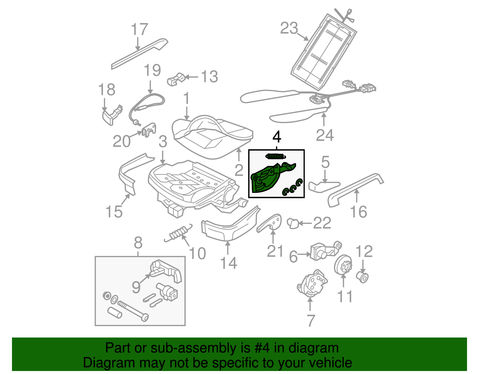 Release Lever - Volkswagen (1J3-881-606-A)