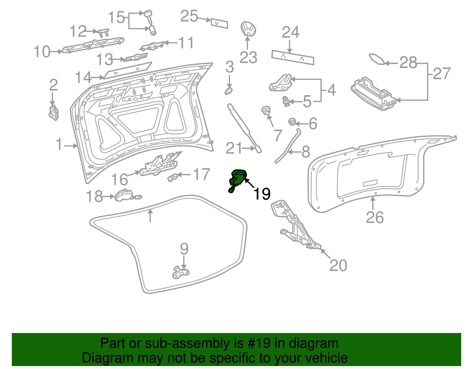 Adjust Motor - Volkswagen (3B0-959-781-A)