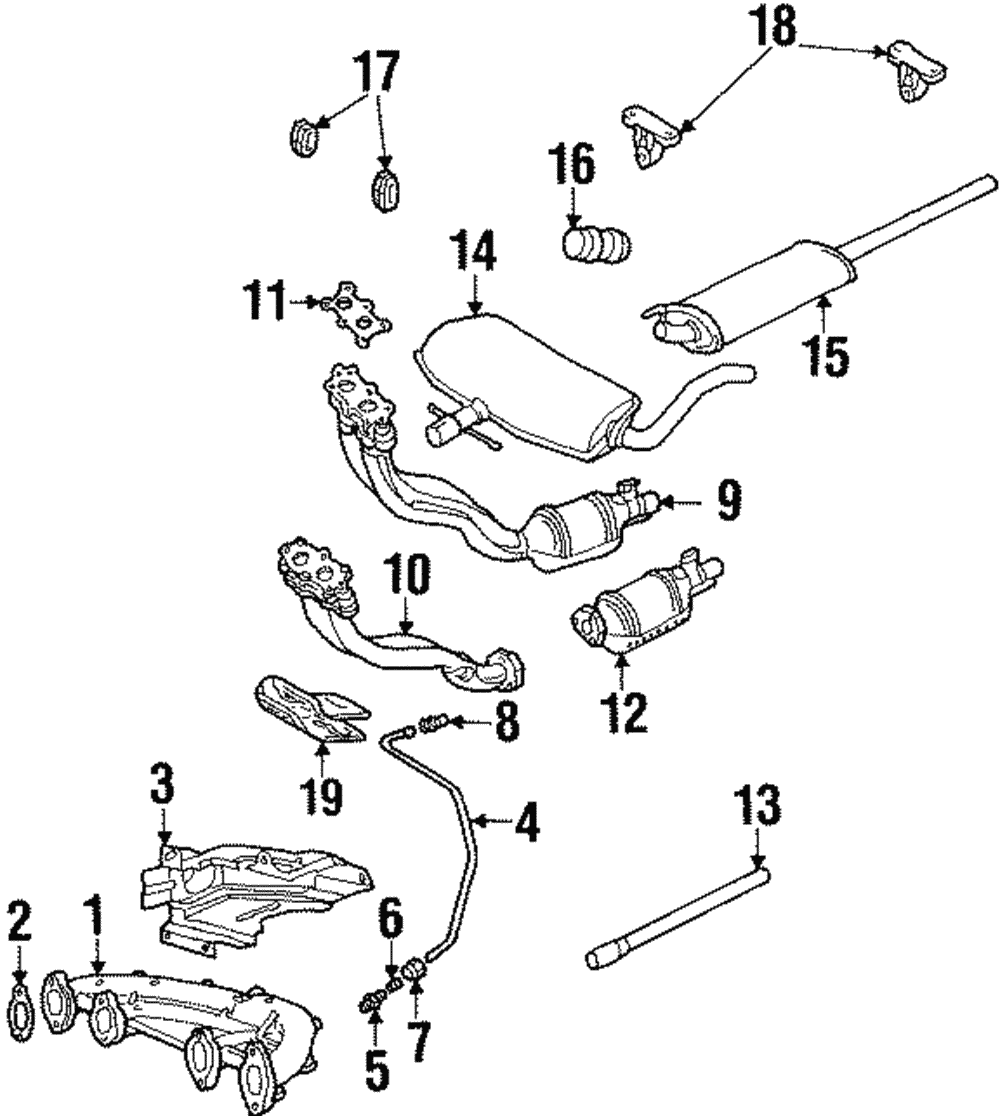Exhaust Manifold - Volkswagen (037-253-031-CB)