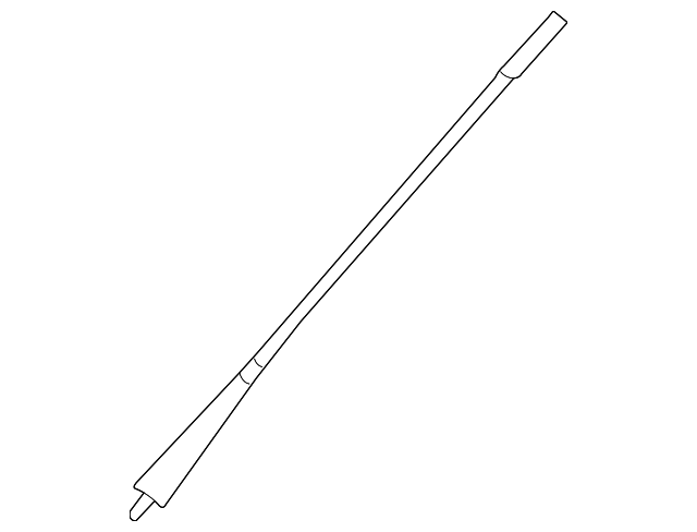 Antenna Mast - Volkswagen (1J0-035-849-A)
